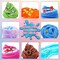 Ice Cream DIY Slime Kit, Confetti Slime Making Kit for Girls, Butter, Foam, Cloud Slime with Add-ins, Foam Balls, Charms, Party Favors Gift Toys for Kids 6-12